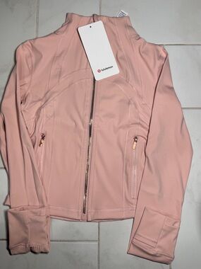 Lululemon Pink Gold Define Jacket Cropped